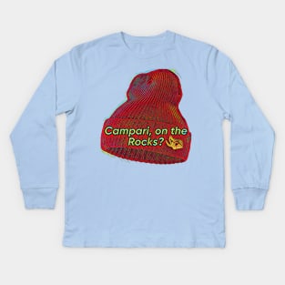 Campari, on the Rocks? Kids Long Sleeve T-Shirt